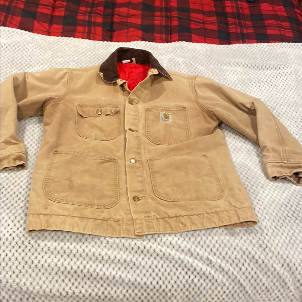 Vintage Carhartt button down coat size 42